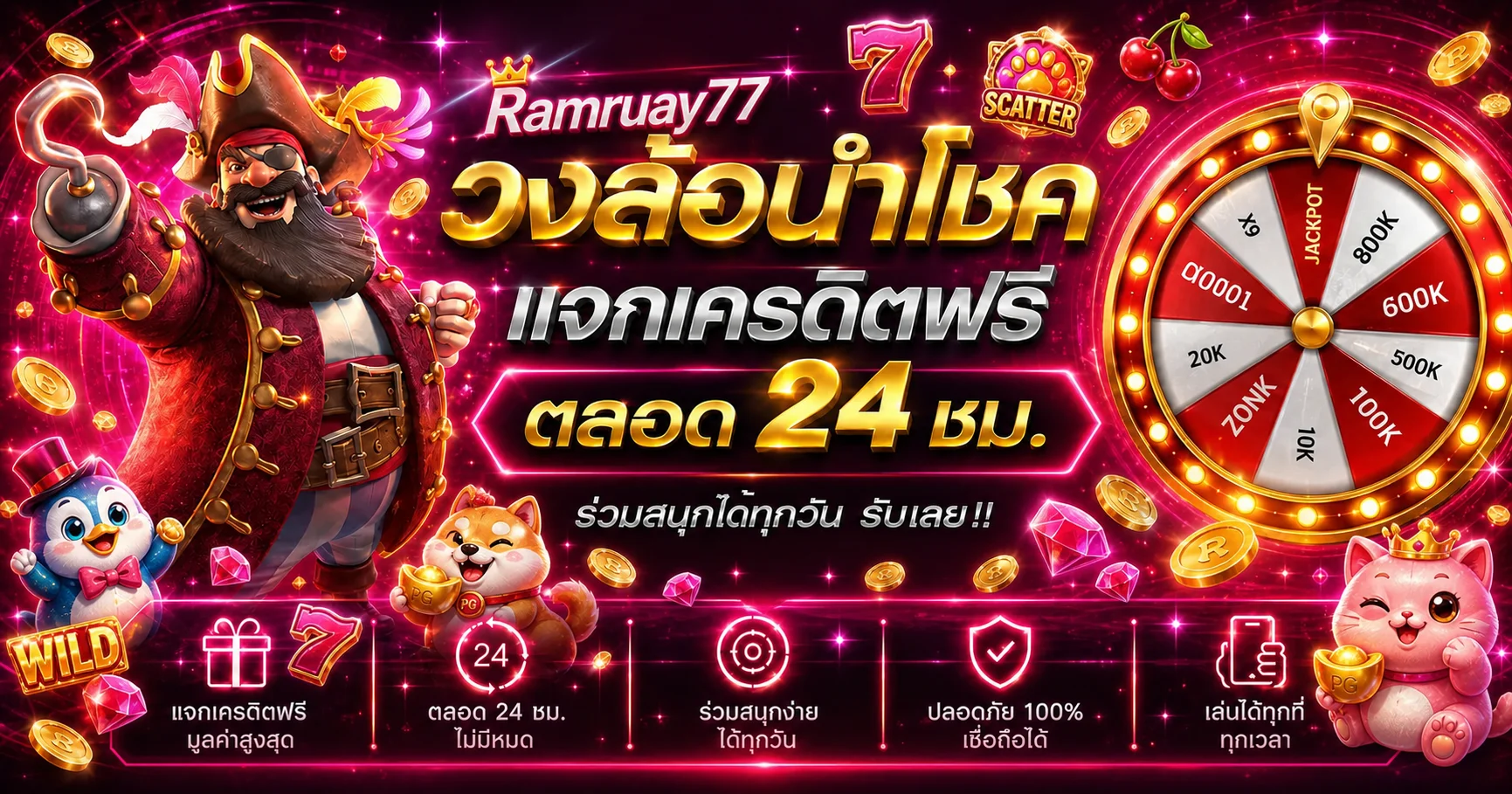 Ramruay77 ฝากถอนออโต้ 24 ชั่วโมง ปุ่มเข้าเล่นด่วน